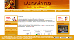 Desktop Screenshot of lagymanyos.lxline.com